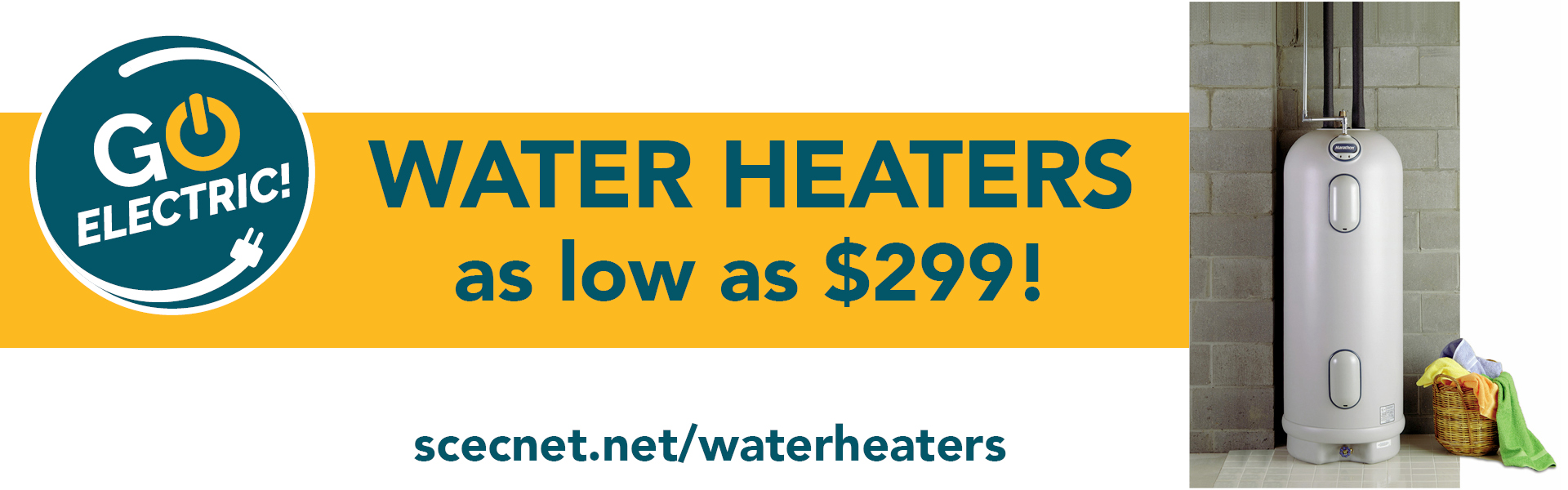 Water Heaters as low as $299